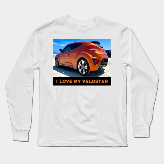 I Love My Veloster Long Sleeve T-Shirt by ZerO POint GiaNt